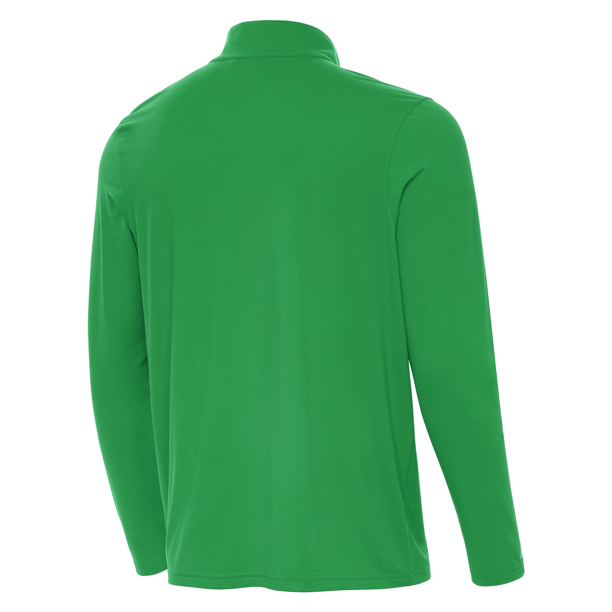 Pull à col zippé Antigua vert Kelly pour homme, Detroit Lions, édition spéciale Saint-Patrick